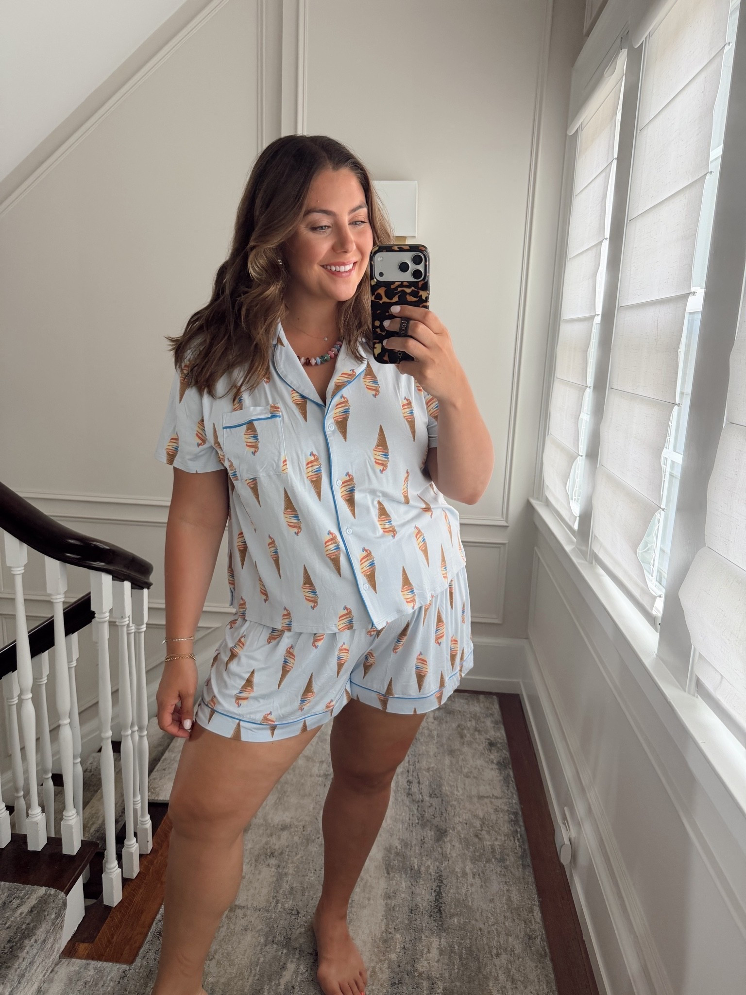 @Aerie pajamas are my favorite! I have this style in so many prints. Wearing size XXL in both top & shorts.

#LTKootd #LTKmomlife #LTKMidsize