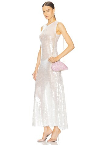 Bridget Pearl Oyster Clutch in Petal | Revolve Clothing (Global)