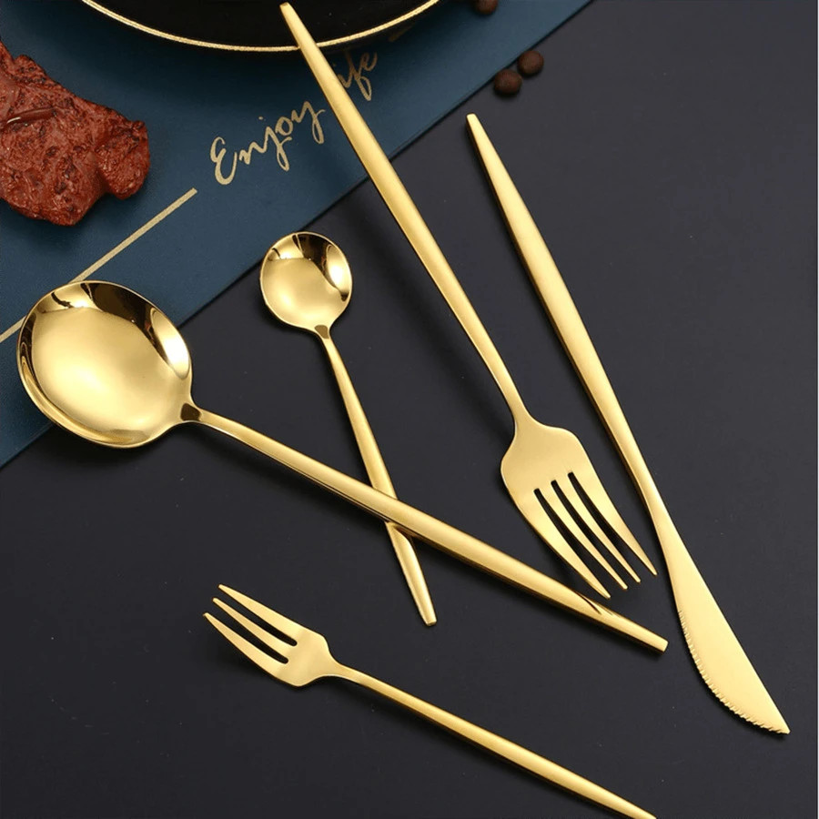 30pcs Stainless Steel Cutlery Set, Kitchen, Christmas Gift SKU: sh2306030203021224









(1000... | SHEIN