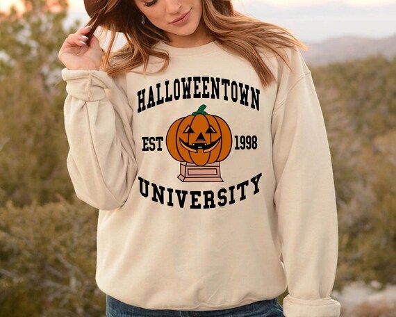 Halloweentown University Crewneck Sweatshirt Halloweentown | Etsy | Etsy (US)
