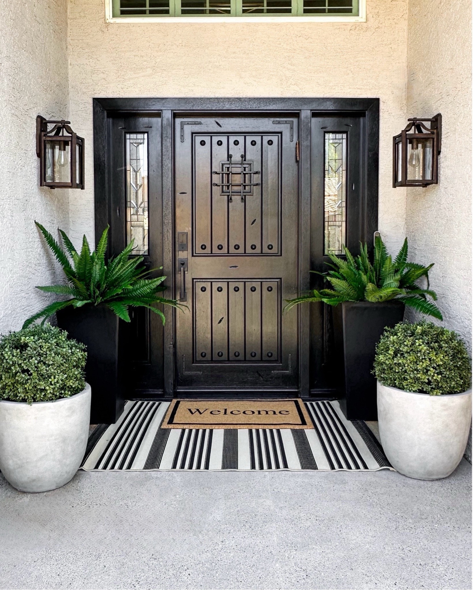Front porch redo…all Amazon
Hello all faux plants🙌🏻 so over buying new plants for this space! I absolutely love it!! I have these topiaries at my Flag house as well…the best size and they stay beautiful!
Front door refresh, front patio porch decor 



#LTKFamily #LTKStyleTip #LTKHome