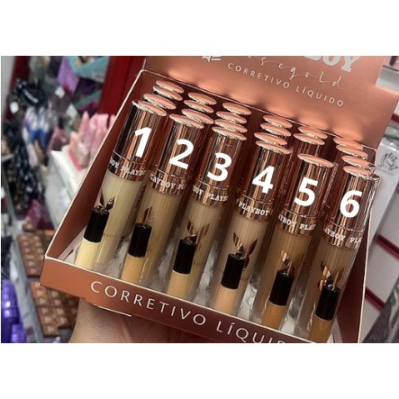 Corretivo Líquido Playboy Rosegold | Shopee (BR)