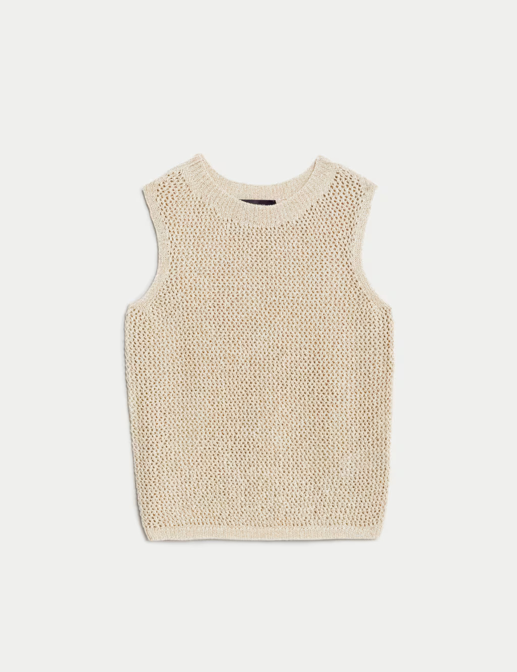Cotton Blend Textured Sparkly Knitted Vest | Marks & Spencer (UK)