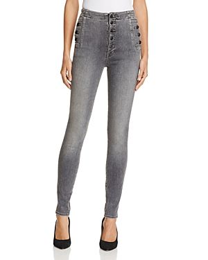 J Brand Natasha Sky High Skinny Jeans in Earl Grey | Bloomingdale's (US)