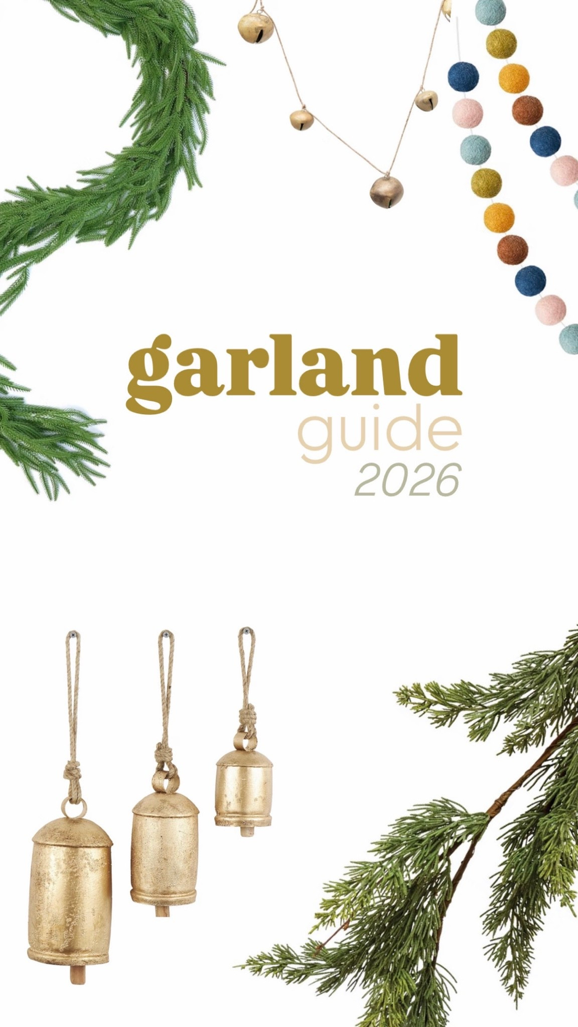Holiday garland guide! 🤍