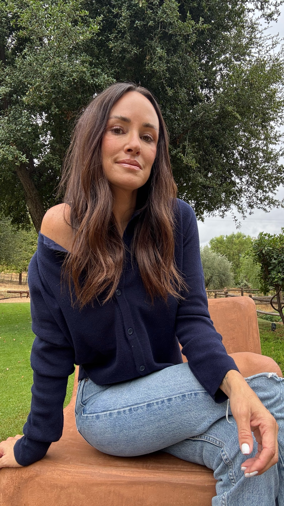 Easy cute cardi for fall! The jeans are actually Re/done one of a kind - but you can make your own! 

#LTKSeasonal #LTKShoeCrush #LTKFindsUnder50