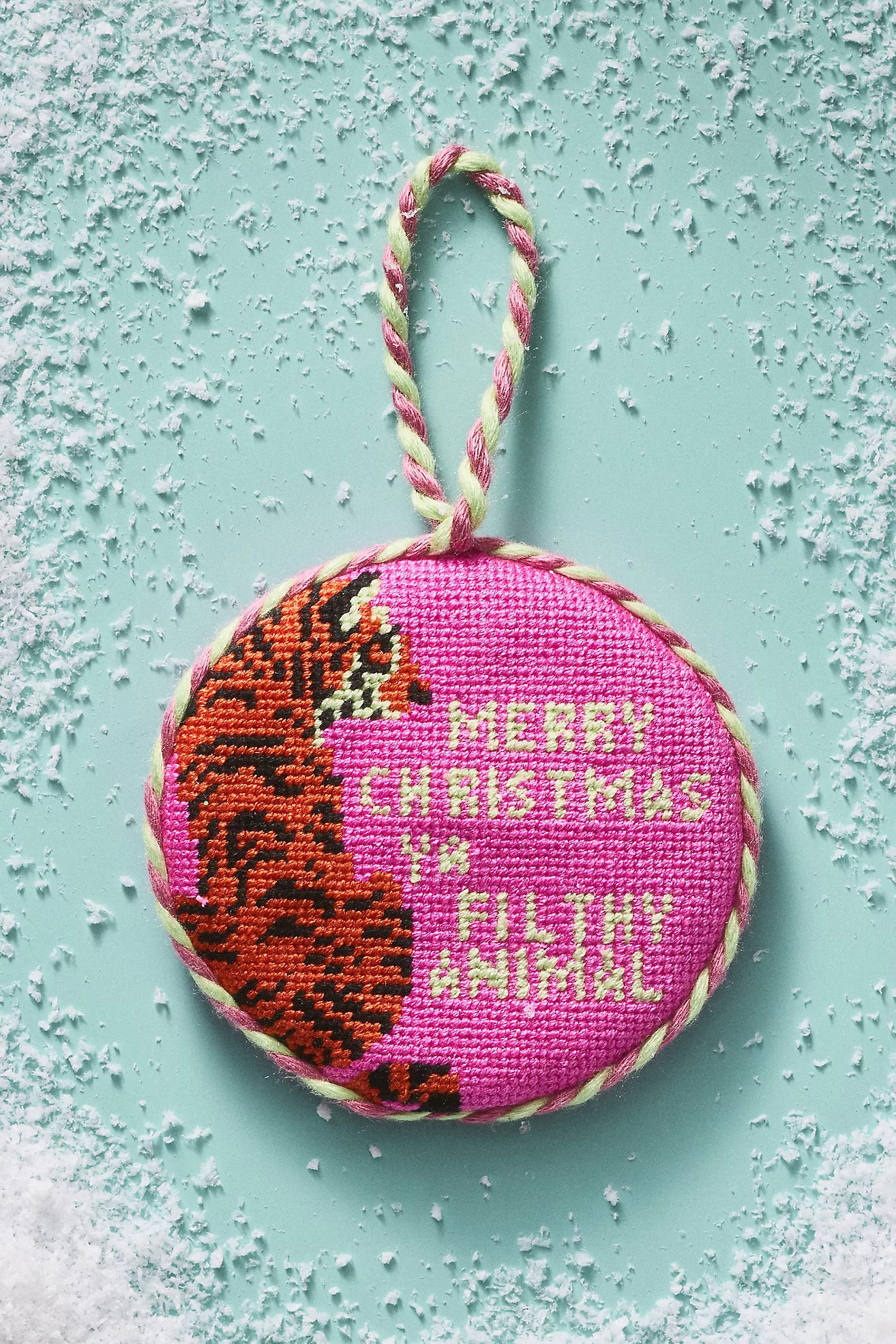 Furbish Studio Needlepoint Ornament | Anthropologie (US)
