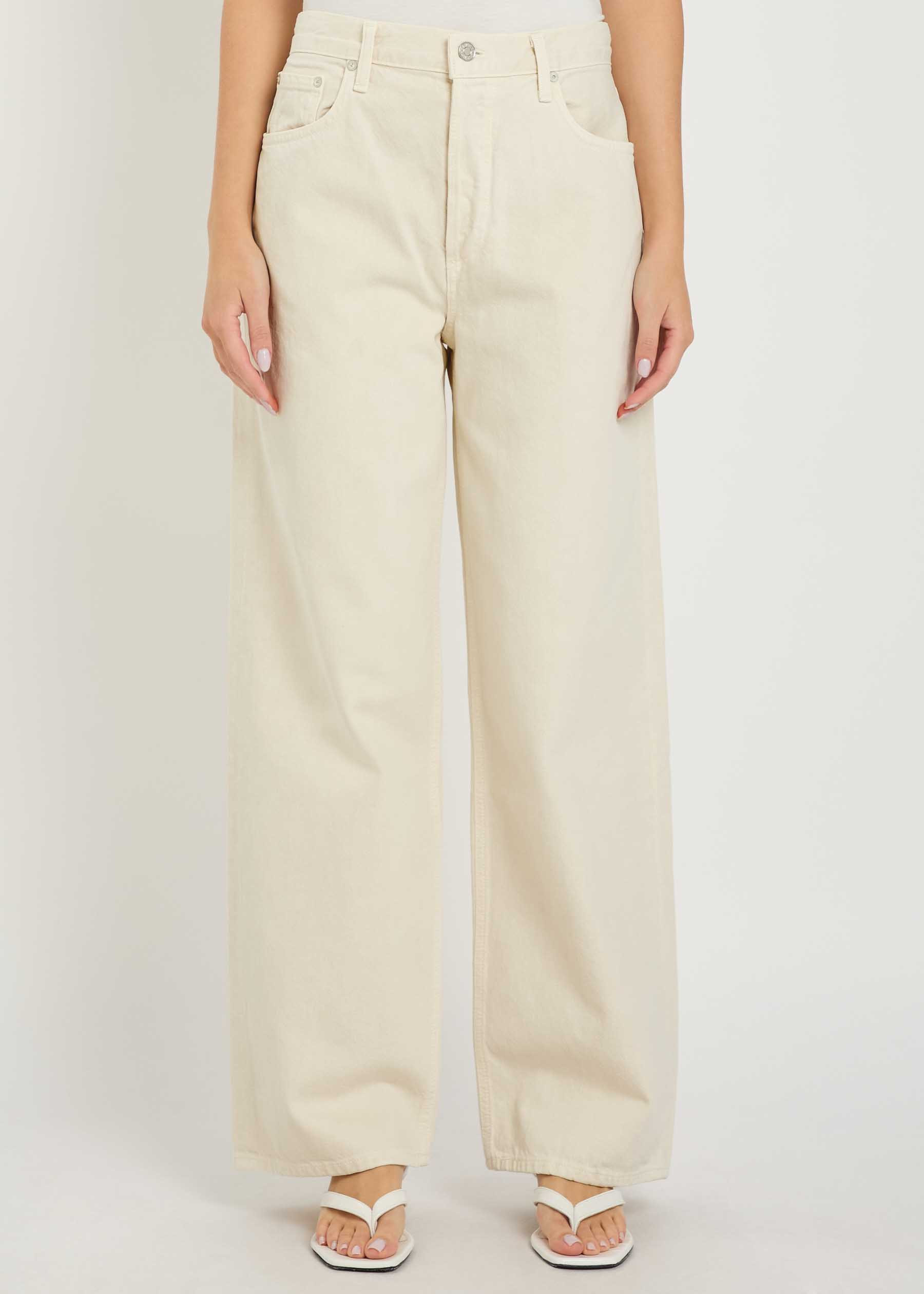 LOW SLUNG BAGGY IN BROWN RICE_72807_LTBN | Harvey Nichols