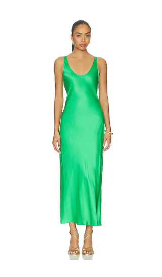 Akiya Tank Dress in Island Green | Revolve Clothing (Global)