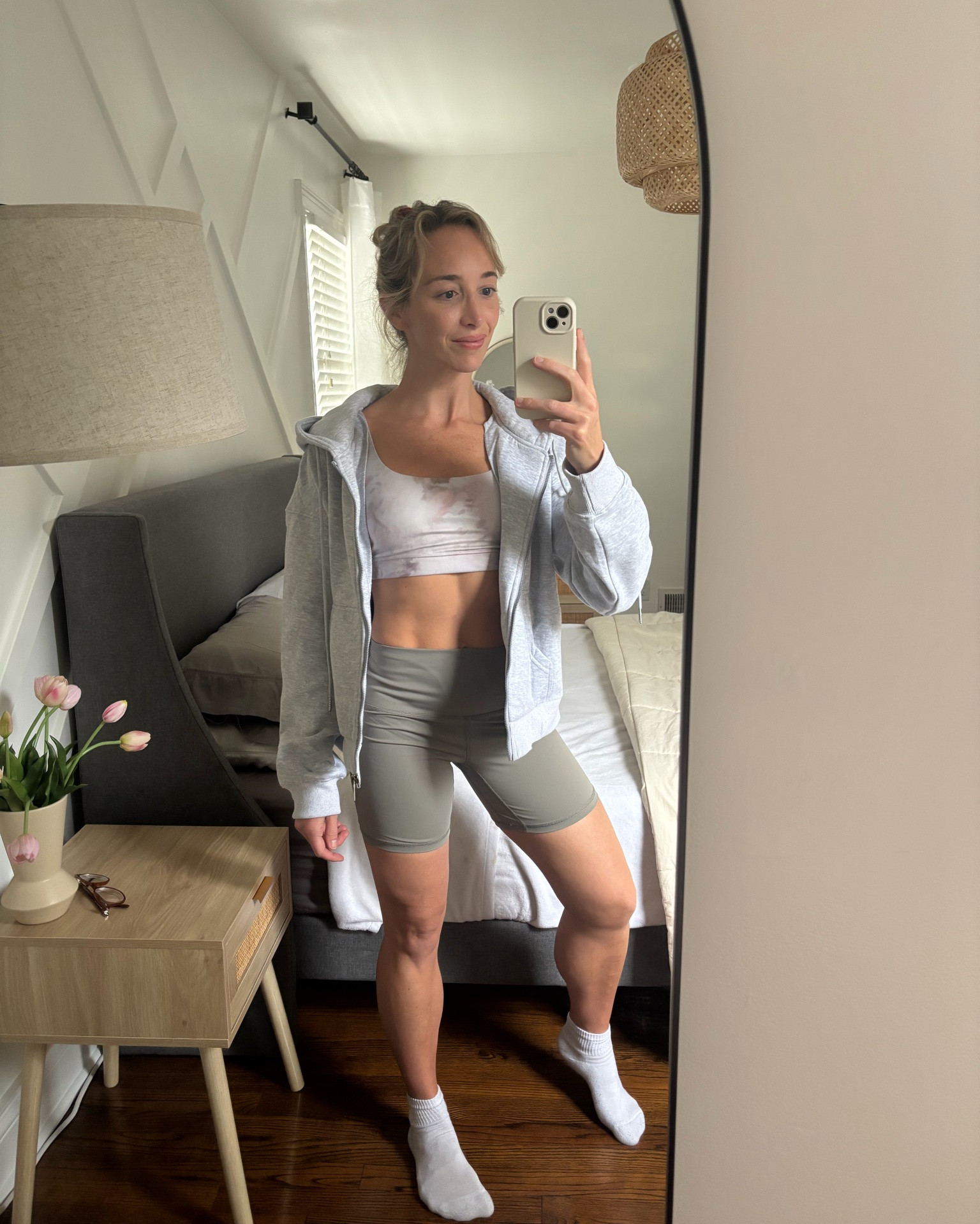cute casual loungewear for SUMMER & FALL . . . UNDER $50! 


• lululemon sports bra (TTS): 6
• 6” Biker Shorts: Small / 6 (TTS)
• Full Zip Hoodie: Medium (I sized up for baggier fit)

💁🏼‍♀️ my measurements: 
5’4”, 120lbs, 32B, jeans size 26


🌸 FOLLOW @homeswithchristina on IG & LTK for more affordable fashion & home decor finds!

.
.
travel outfits | airport outfit | Fall workout outfit | affordable women’s activewear | budget-friendly loungewear women | designer look-alike athleisure | yoga | pilates | gym clothes | summer gym outfit |women’s fashion 2026 | 2026 Fall Fashion | women’s workout attire | matching sets |  ladies loungewear | affordable fashion finds | amazon fashion | pilates outfit | matching sets for women

#LTKootd #LTKgrwm #LTKActive