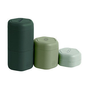 Cadence Starter Capsule Green Gradient Set of 3 | The Container Store