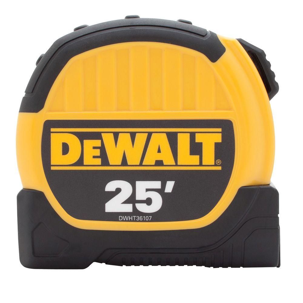 25 ft. x 1-1/8 in. Tape Measure | The Home Depot