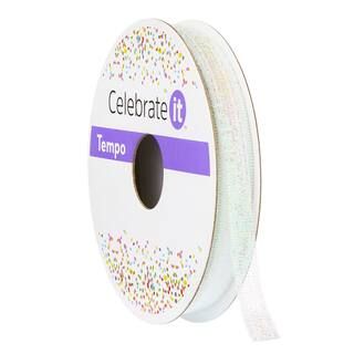 1/8" Iridescent Ribbon by Celebrate It® Tempo™ | Michaels Stores