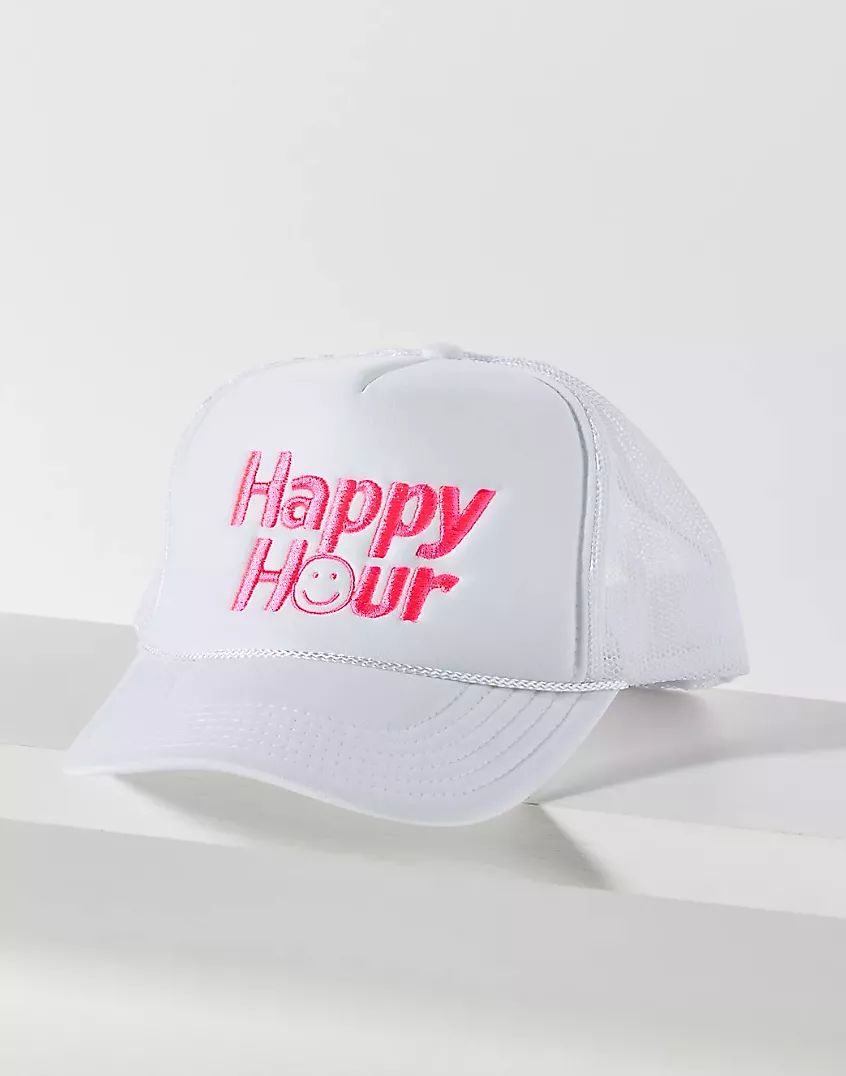 Ascot + Hart Happy Hour Trucker Hat | Anthropologie (US)
