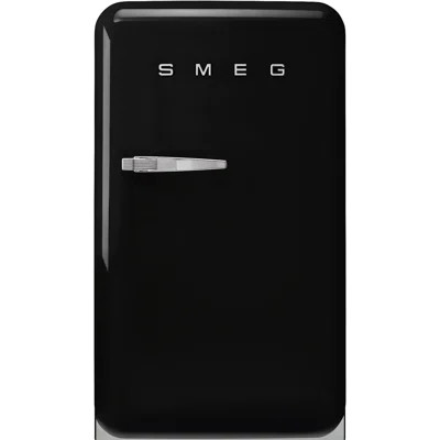 SMEG 21.44" 4.48 Cubic Feet Cu. Ft. Energy Star Black Refrigerator | Wayfair North America