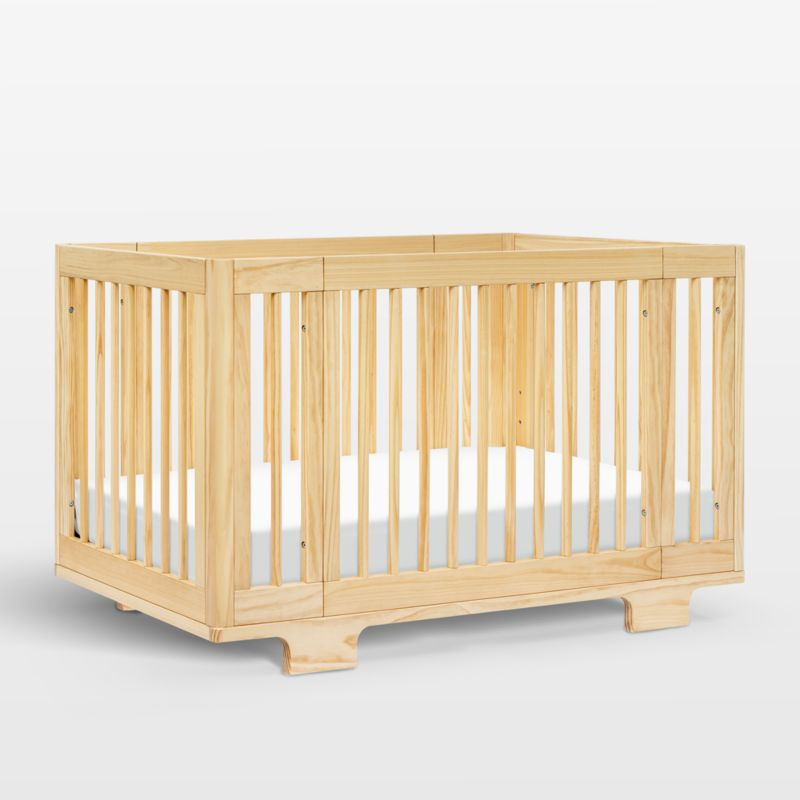Babyletto Yuzu Natural Wood 8-in-1 Convertible Crib + Reviews | Crate & Kids | Crate & Barrel