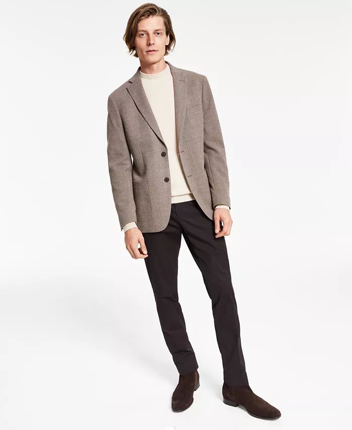 Calvin Klein Men’s Slim-Fit Wool Textured Sport Coat - Macy's | Macy's