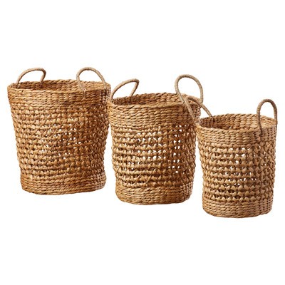 Lorena 3 Piece Seagrass Basket Set | Wayfair North America