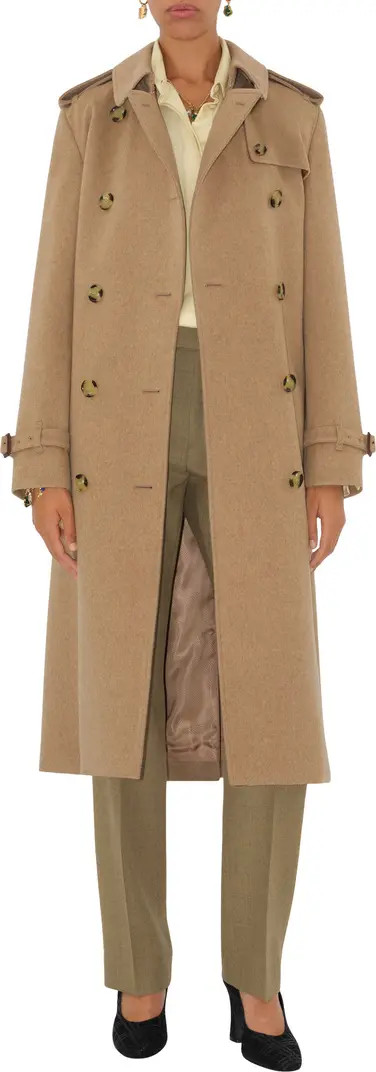 Burberry Kensington Cashmere Trench Coat | Nordstrom | Nordstrom