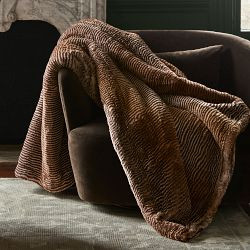 Faux Fur Oversized Throw | Williams-Sonoma