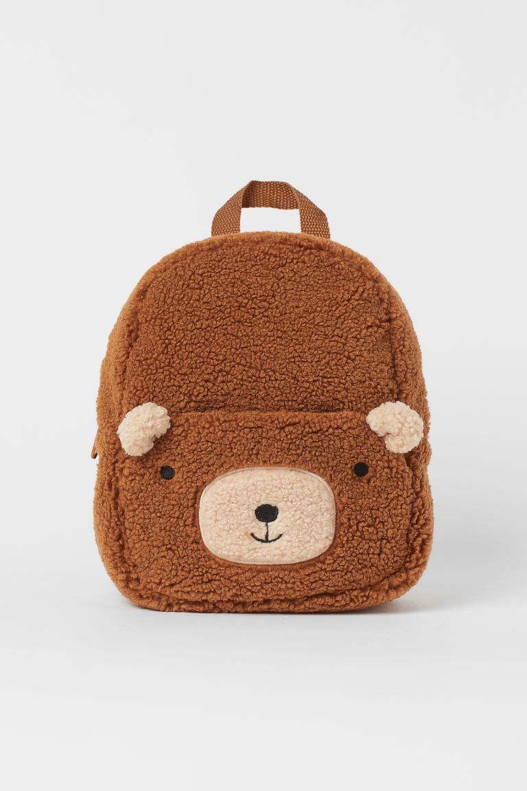 Faux Shearling Backpack | H&M (US + CA)
