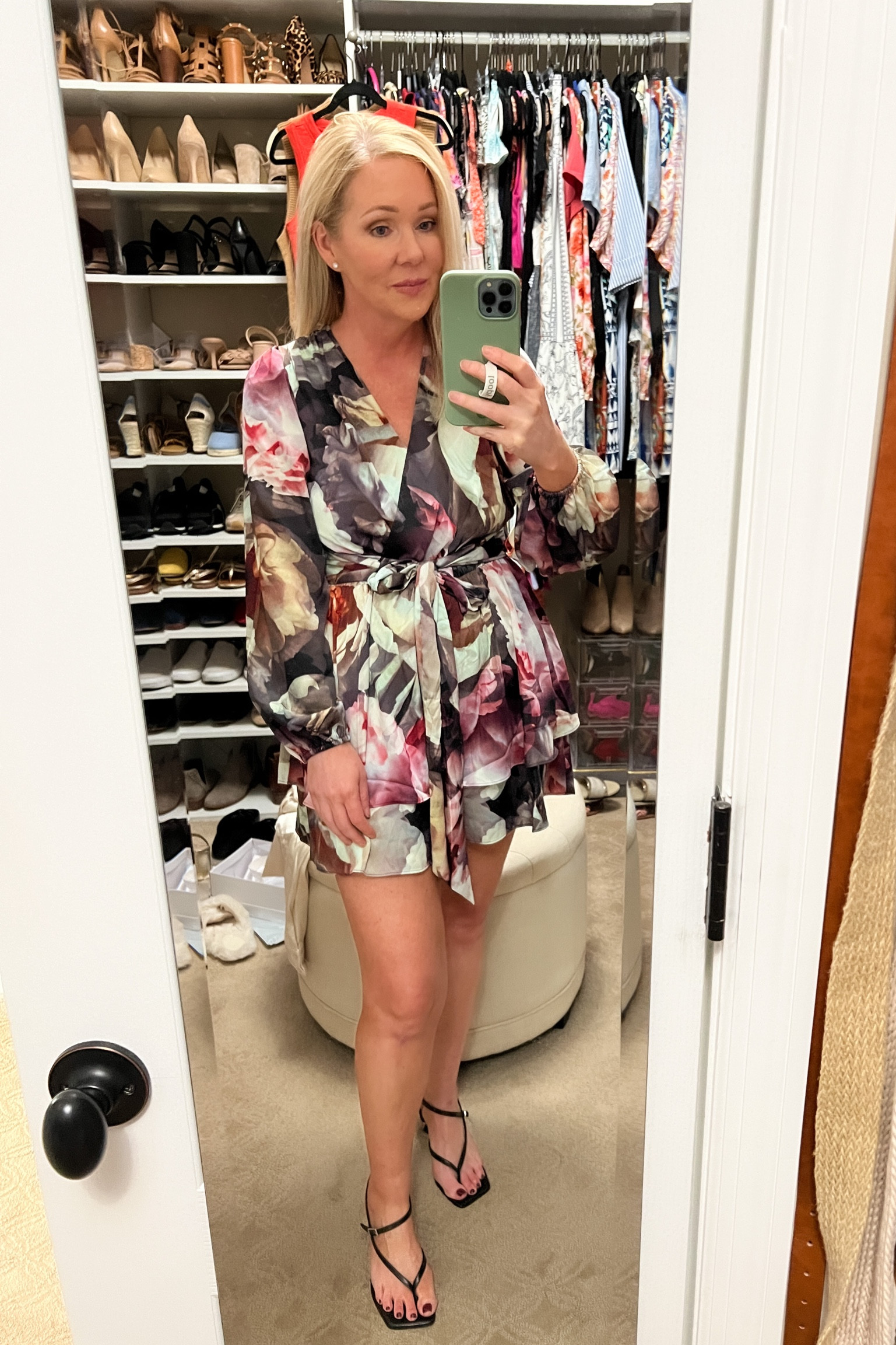 Long sleeve romper. Size S
Casual holiday party outfit. Date night outfit 


#LTKHoliday #LTKunder100 #LTKSeasonal