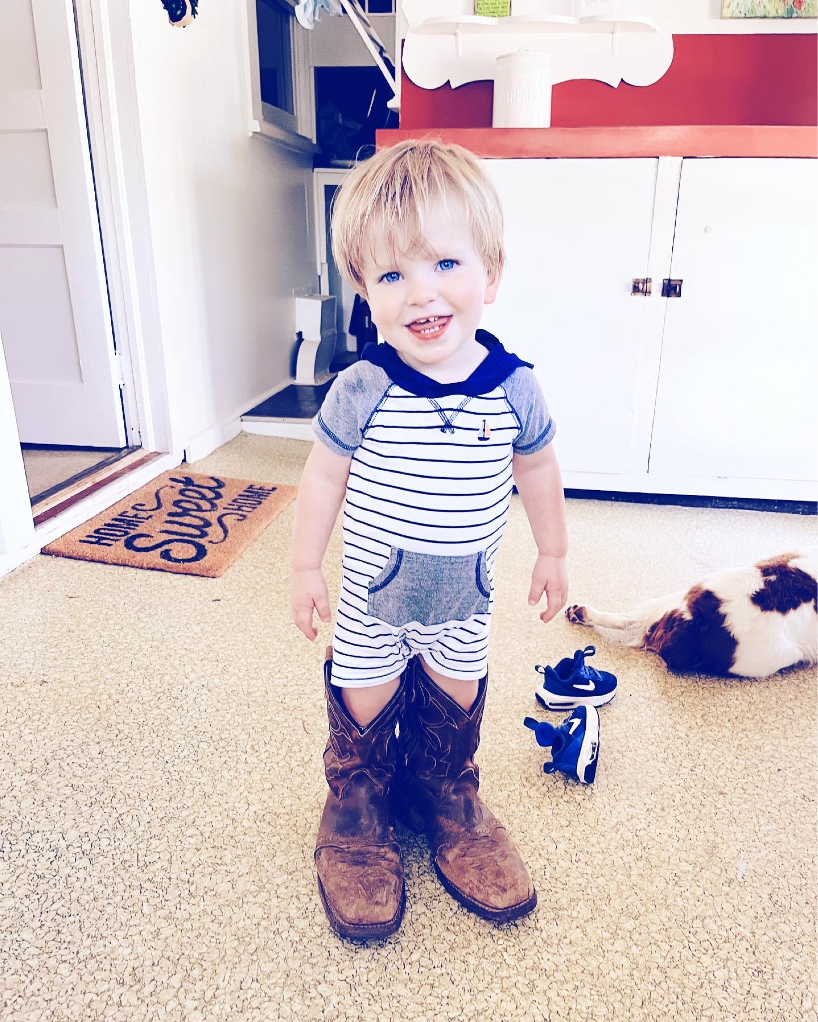 My little cowboy 🐴🤠!!! #wearingdadasboots 🥹🤍 #sundaysweetness 🥰🫶🏽

…

#emilysayswes #judsoncarpentermabry #twentythreemonthsold #twentythreemonthold #twentythreemontholdbaby #twentythreemontholdbabyboy #judsonmonthbymonth #sweetjudson #oneyearoldbabyboy #oneyearoldboy #gratefulmotherhood #motherhoodblog #motherhoodblogger #mommyblogger #aprilblogpost #thesearethedays #oldfamilyfarmhouse #homesweethome #newseasonnewadventures #liketkit #LTKfamily #LTKbaby #LTKSpring @shop.ltk 