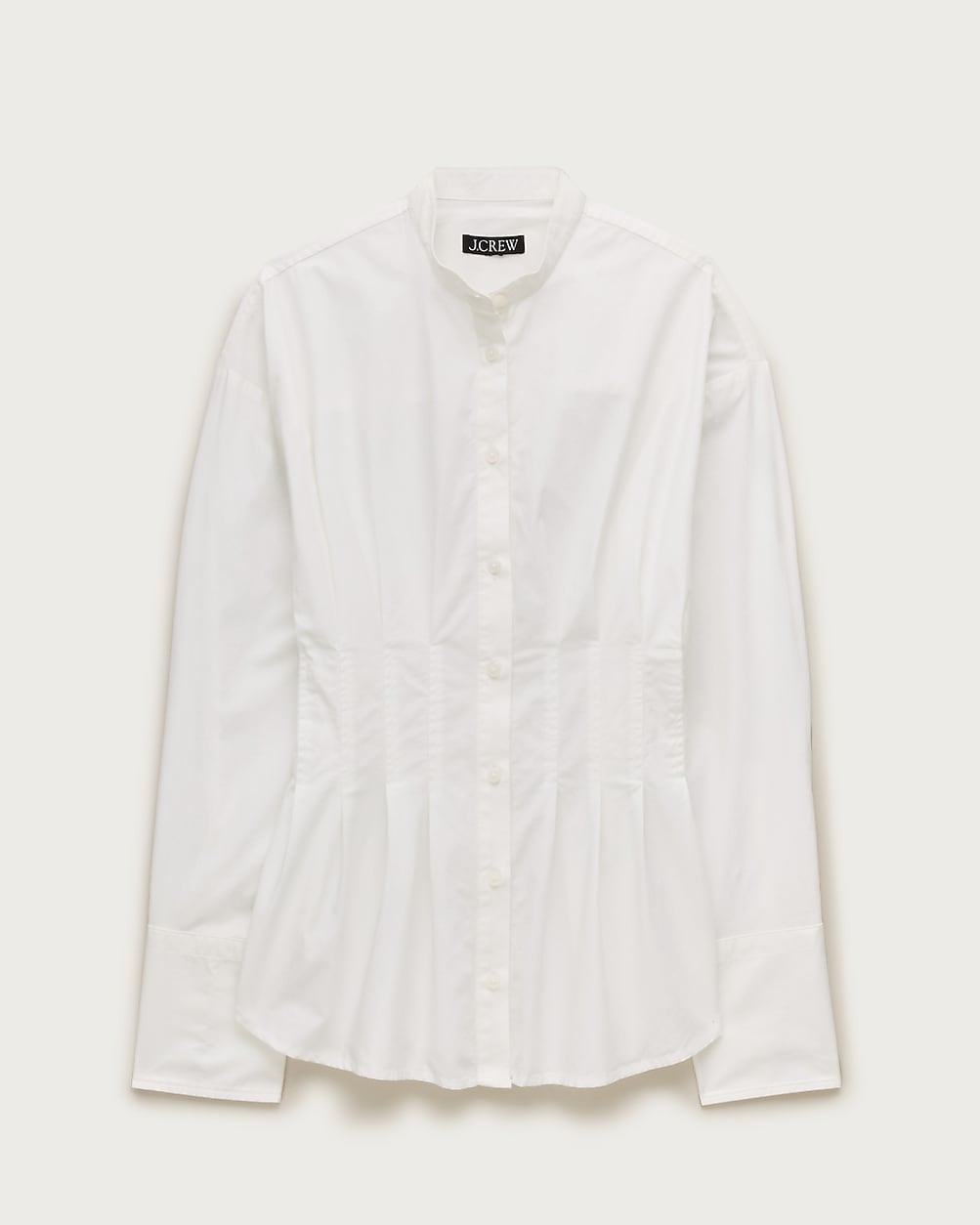 Cinched-waist shirt in cotton poplin | J. Crew US