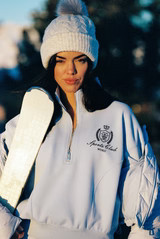 Retro Warm Half-Zip Polo Sweatshirt | WISKIIACTIVE