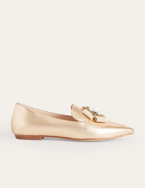 Embellished Pointed Loafers | Boden (US)
