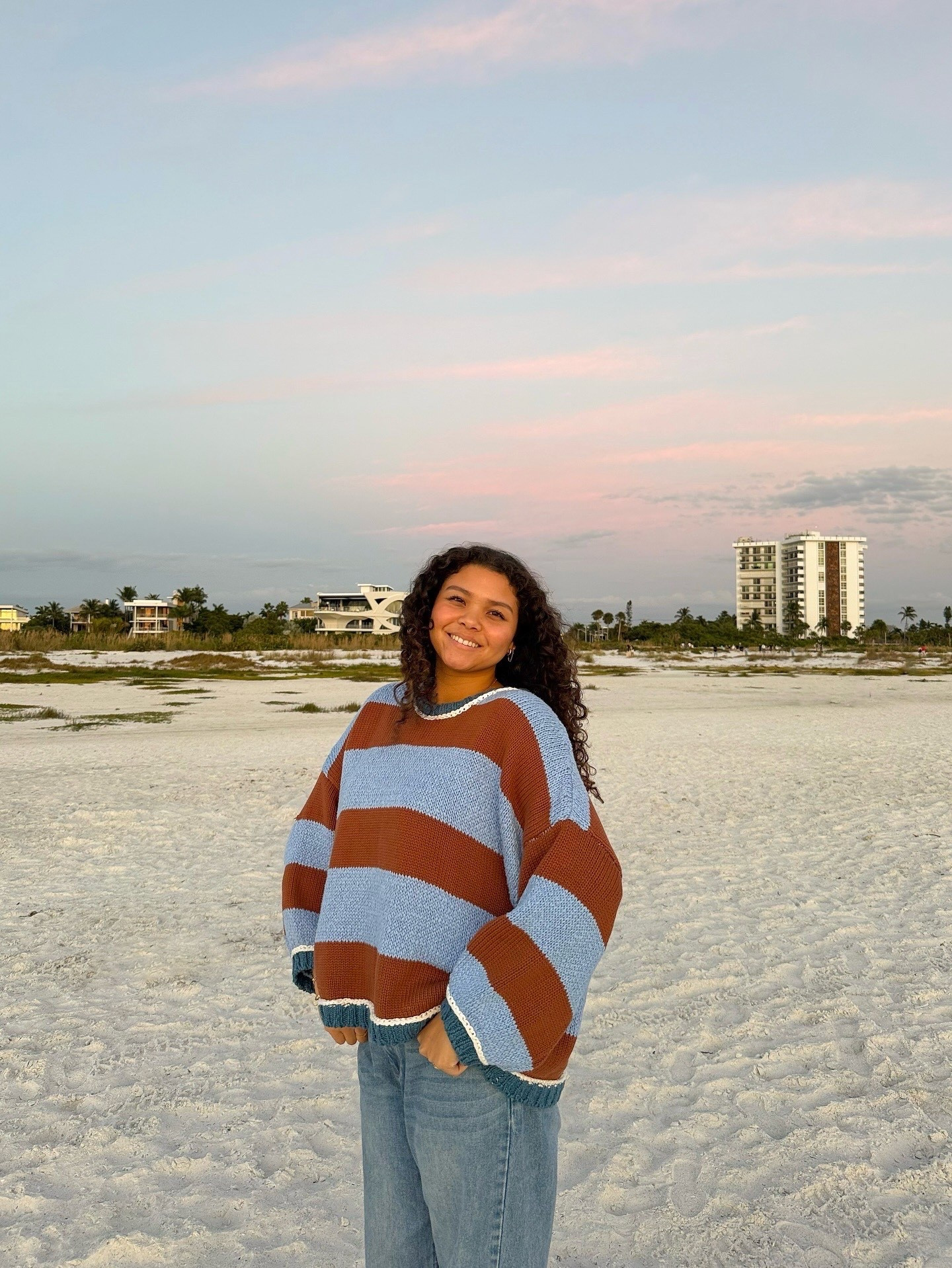 November beach outfit, free people sweater

#LTKootd