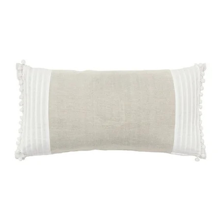 Stacia Natural Throw Pillow Decor Decoration Throw and Accent Pillow for Bedding Sofa or Couch | Walmart (US)