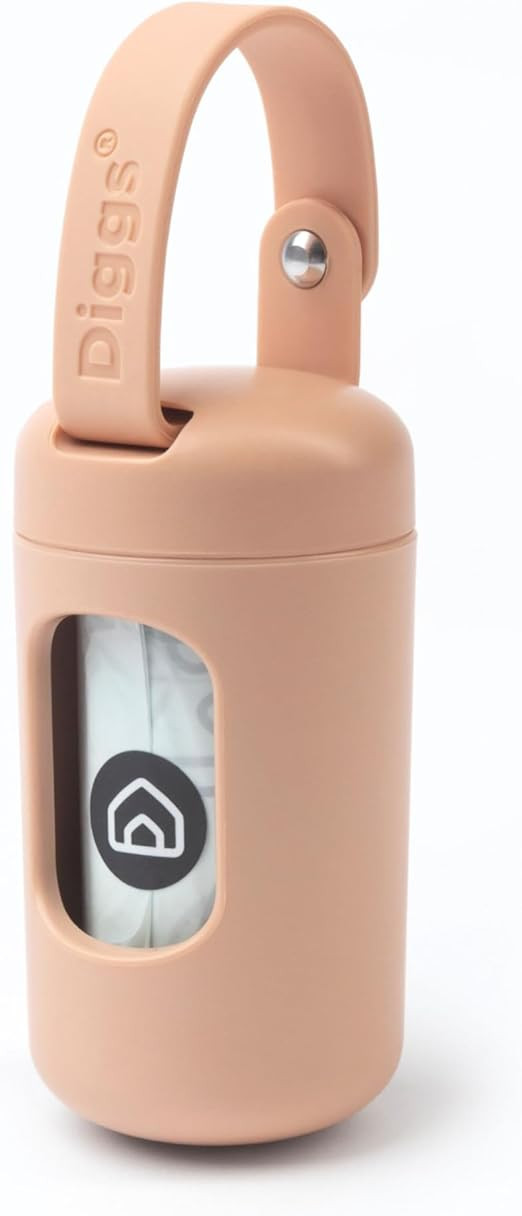 DIGGS Dog Poop Bag Dispenser for Leash - Premium Dog Waste Bag Holder with Easy One-Hand Dispensi... | Amazon (US)