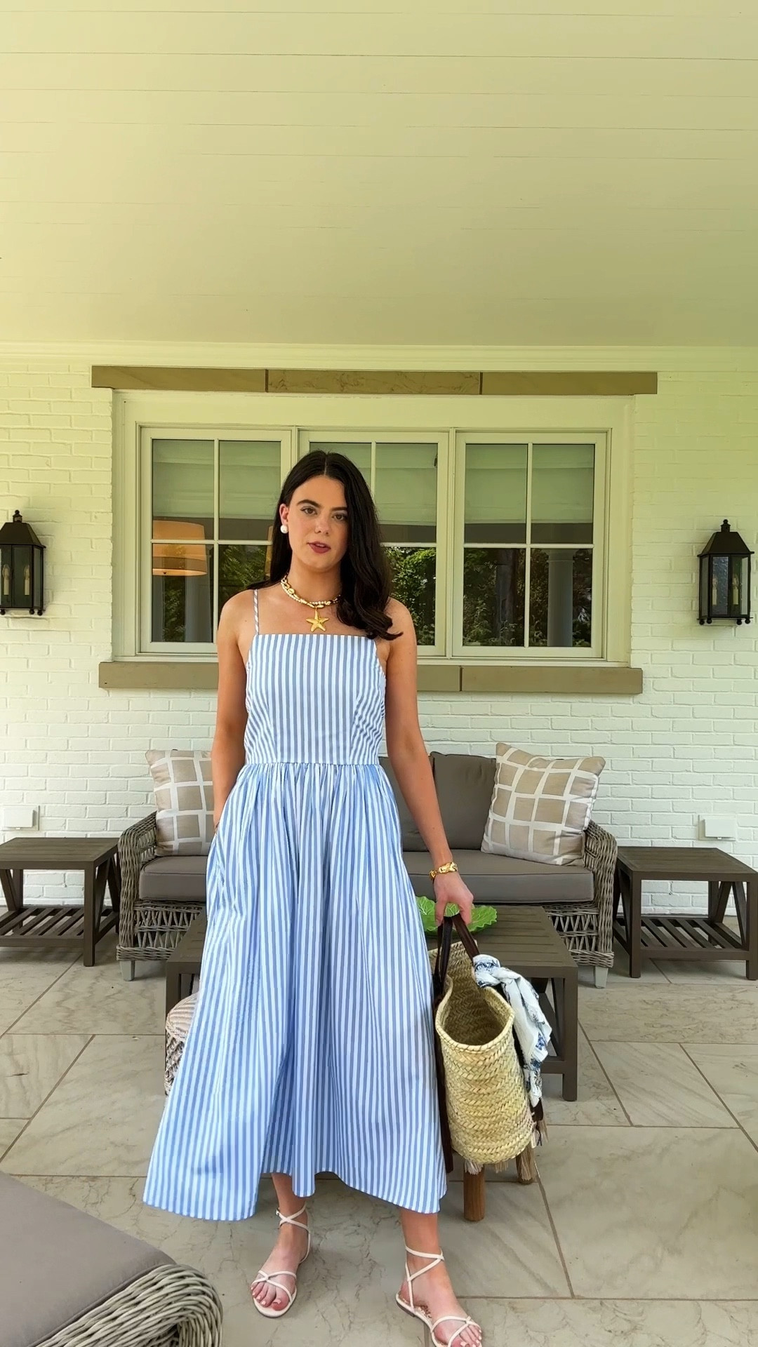 Summer outfit of the day! My dress is under $30 from Walmart! 