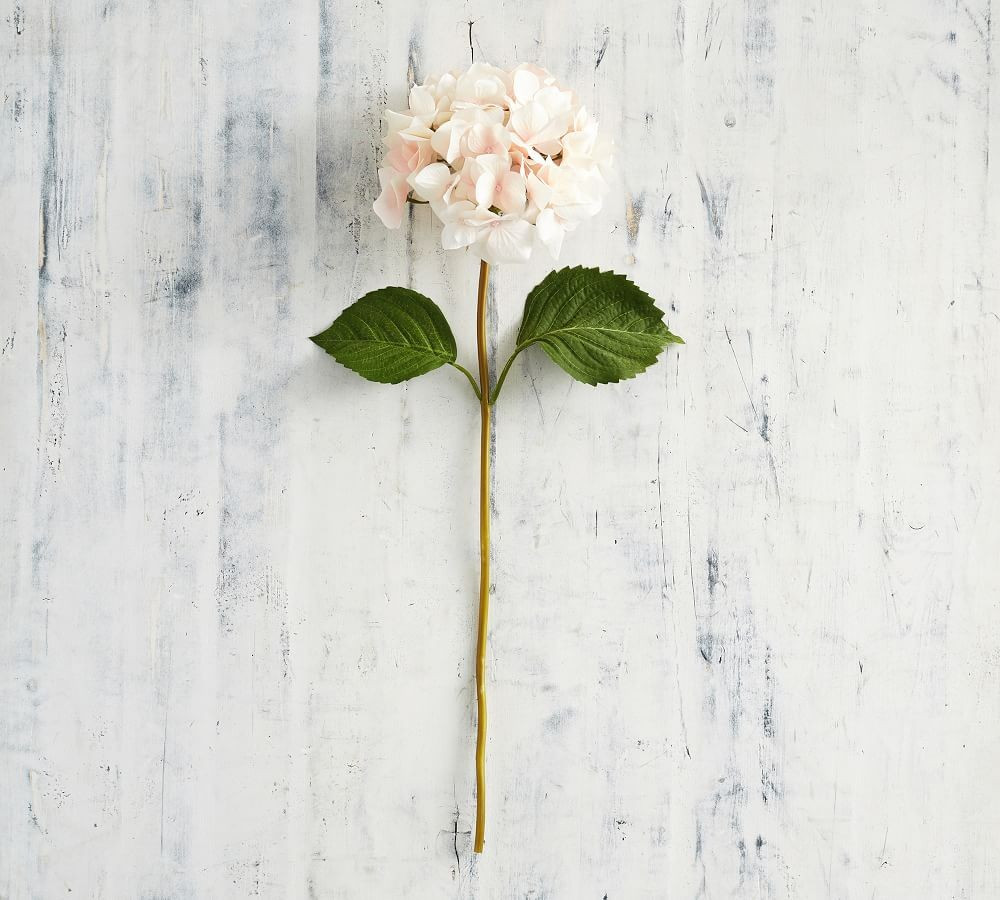 Faux Hydrangea Stem - Pink | Pottery Barn (US)