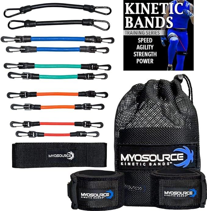 Kinetic Bands | Speed Leg Resistance Bands with Stretching Strap – for All Sports Men Women Kid... | Amazon (US)