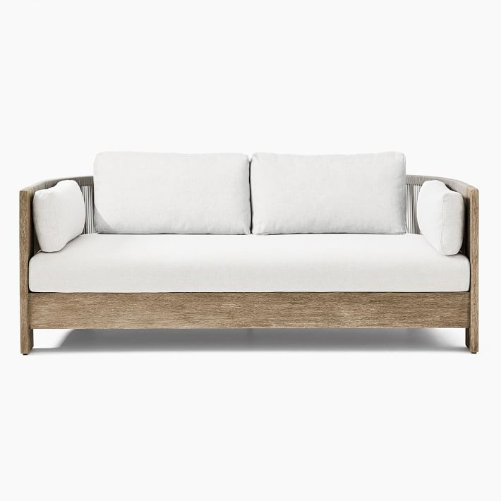 Porto Outdoor Sofa, Lounge Chair & Portside Coffee Table Set | West Elm (US)