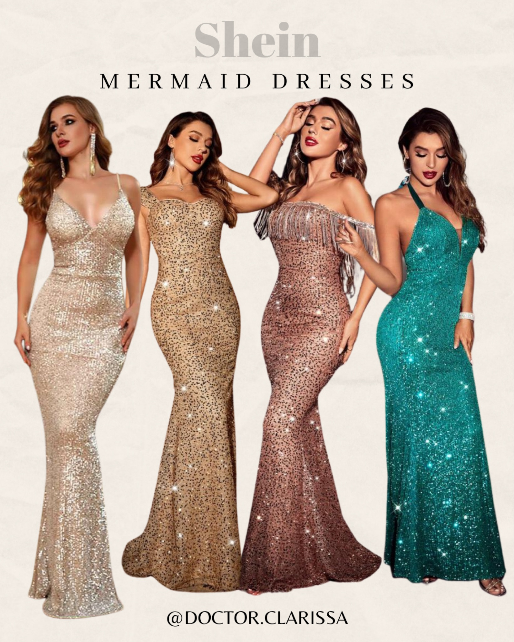 Shein holiday party, wedding guest, bridesmaids mermaid dresses under $50

#LTKwedding #LTKHoliday #LTKunder50