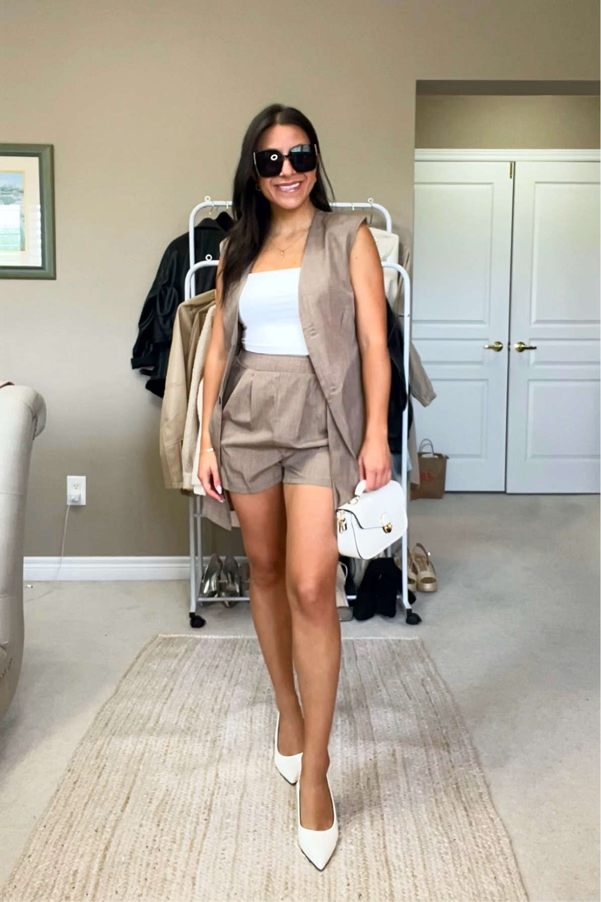 This set is as comfy as it is chic! Wearing a size small and it’s true to size, has elastic waist band and can we worn open as shown or closed. Use CODE 24Q3Claudia8 to save ✨ 

#LTKstyletip #FashionMonth #LTKautumn