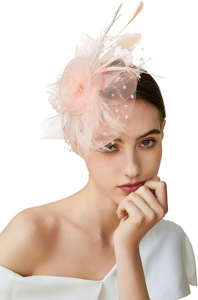 ArtiDeco Fascinator Chapeau Femme Cocktail Party Fascinator Bandeau Thé Anglais Party Accessoire... | Amazon (FR)