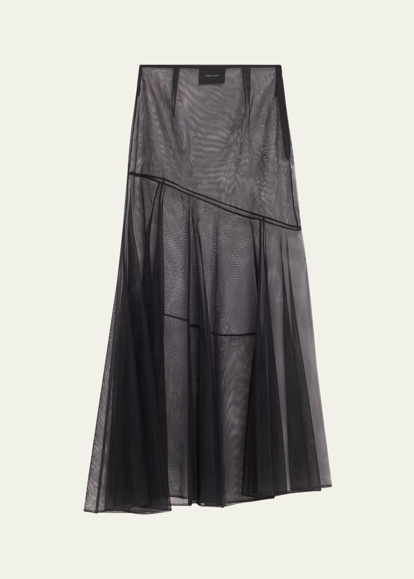 Simone Rocha Sheer Bias Cut Maxi Skirt | Bergdorf Goodman