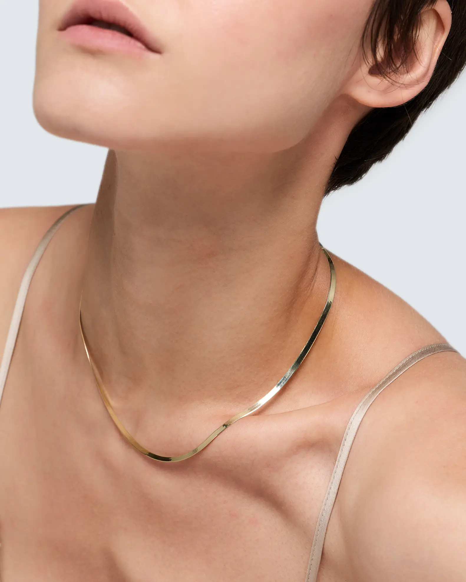 10K Gold Herringbone Chain Necklace | Quince