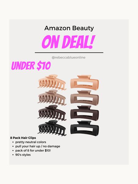 Amazon Finds
Amazon beauty
Hair clips
Fall fashion
Fall outfits 
Labor Day sale 
Prime
Sale
Deal
Neutrals 
Modern 90s
Matte Black
Hair Clips
Hair Care

#LTKFind #LTKsalealert #LTKunder50