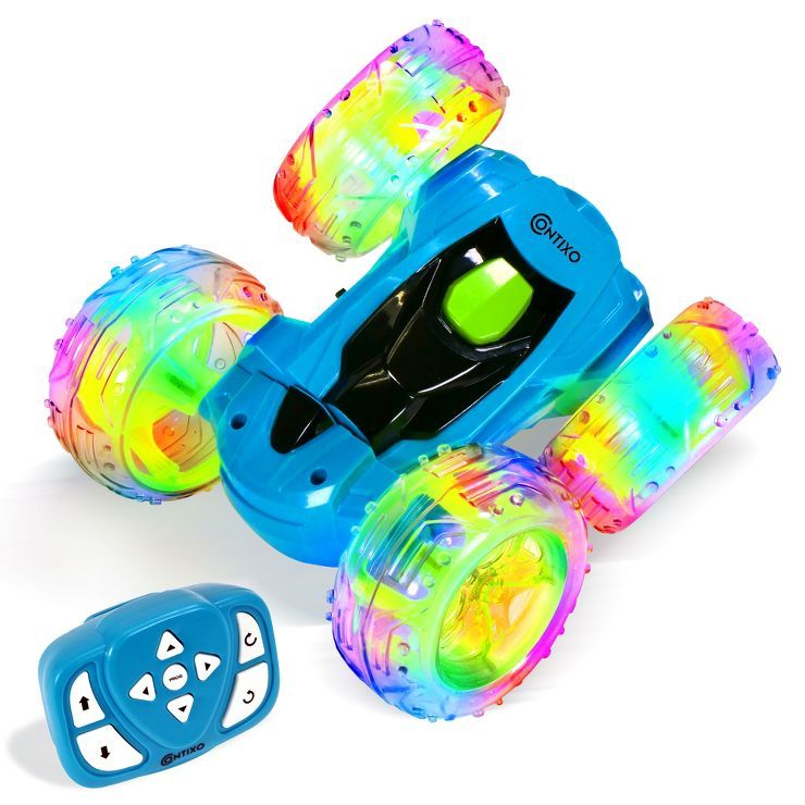 Contixo Remote Control Car SC3  -Stunt Car Toy,  4WD Double Sided 360° Rotating RC  -Blue | Target