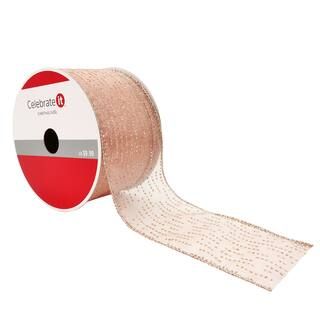 2.5" Sheer Wired Dot Ribbon by Celebrate It™ Christmas | Michaels Stores