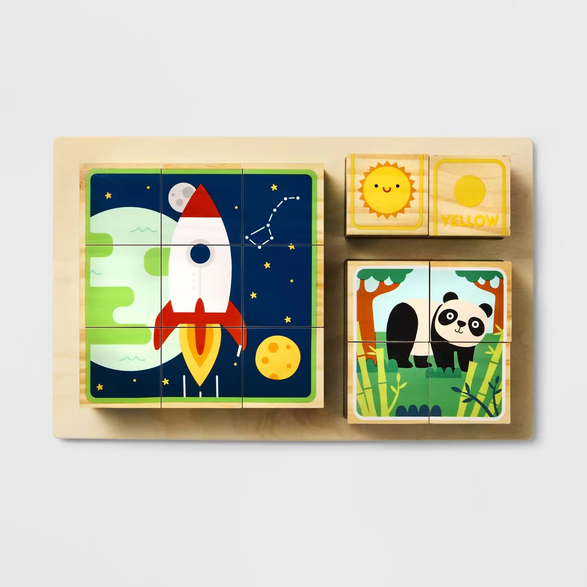 Wooden Block Puzzles - Gigglescape™: 16 Pieces, Problem Solving, Ages 3+ | Target