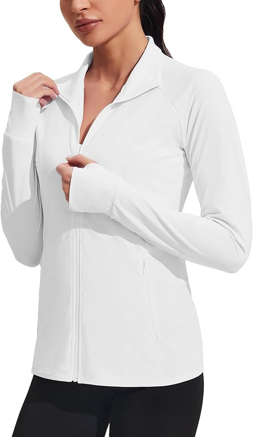 COOrun Women's UPF 50+ Sun Protection Hoodie Jacket Long Sleeve Hooded Active Shirts Outdoor Hiki... | Amazon (US)