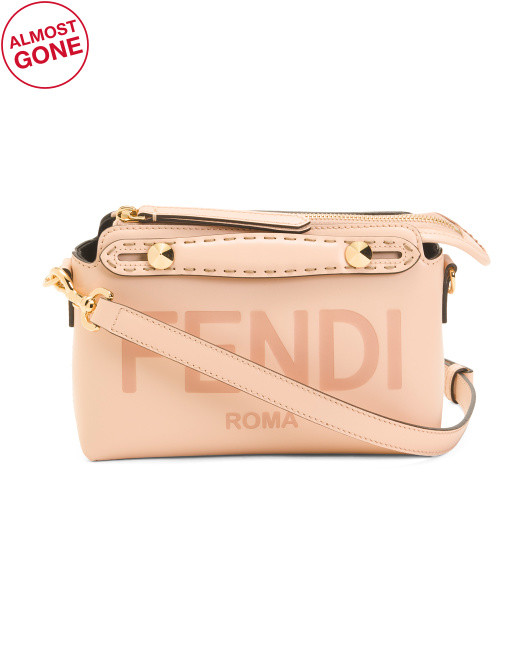 Made In Italy Leather And Fabric By The Way Small Shoulder Bag | TJ Maxx