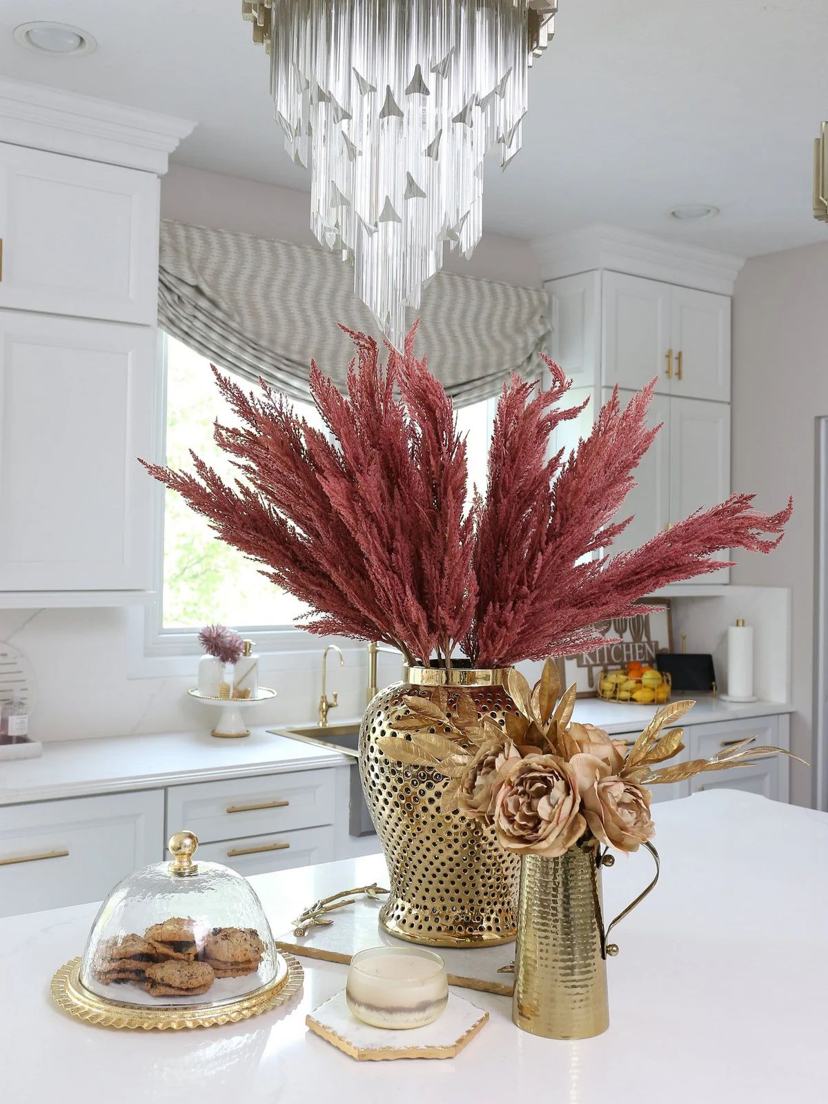 46" Mauve Pampas Grass Stem | Inspire Me! Home Decor