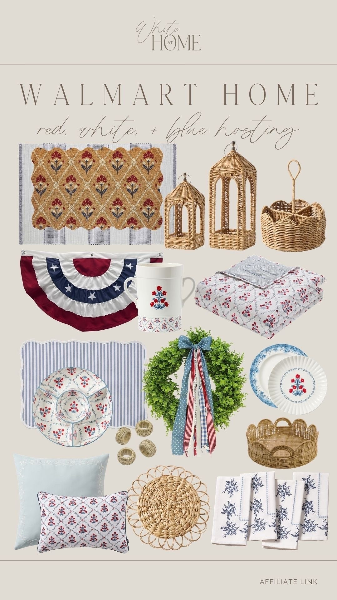 Whether you're hosting this Memorial Day or Fourth of July, or want to add a patriotic touch to your home, these dinnerware, outdoor, and textile finds are perfect!

#LTKSeasonal #LTKHome